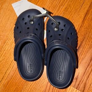 CROCS Kids Navy Blue Baya Clogs